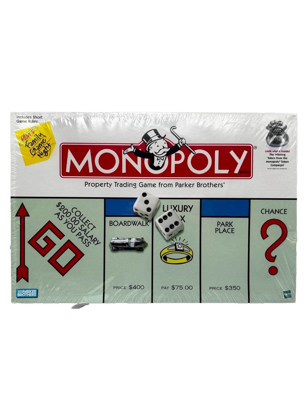 NEW Vintage 1999 Monopoly Board Game *Winning Token Edition* SEALED Parker Bros